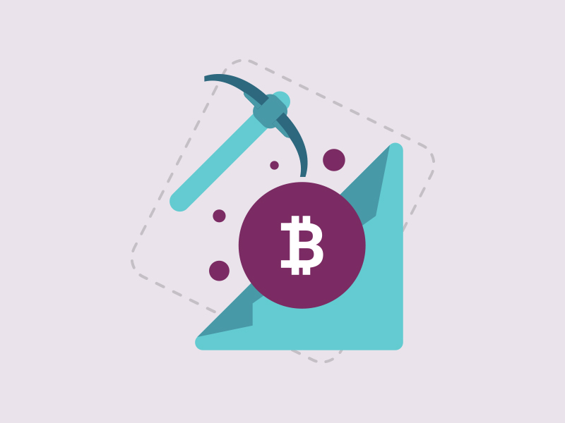 Crypto mining icon