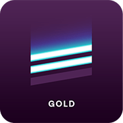 Distintivo Skrill VIP Gold