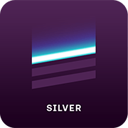 Distintivo Skrill VIP Silver