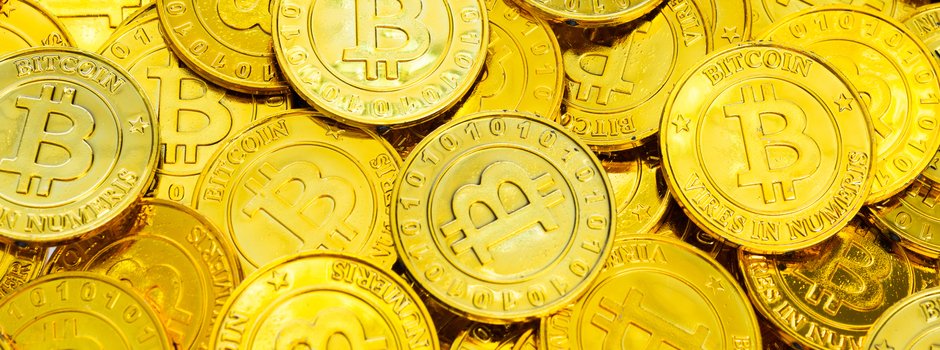 piles of bitcoins