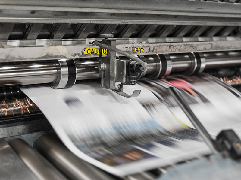 printing newspapers