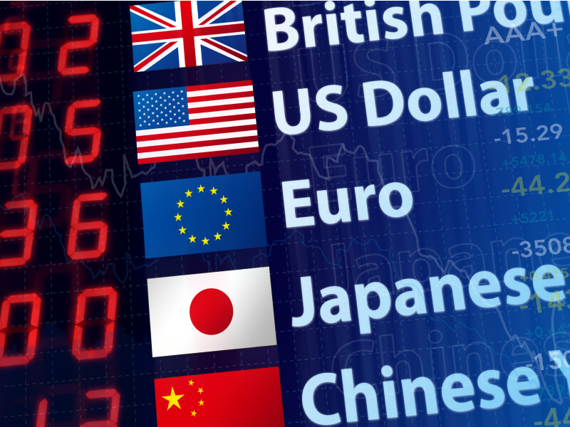array of currencies
