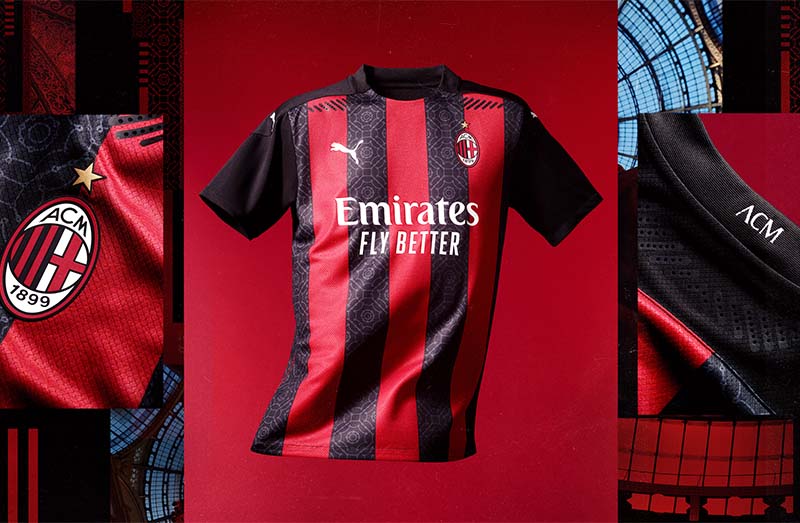 AC Milan shirt image for press