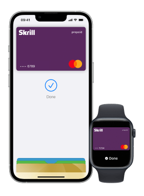 Apple Pay with Skrill card