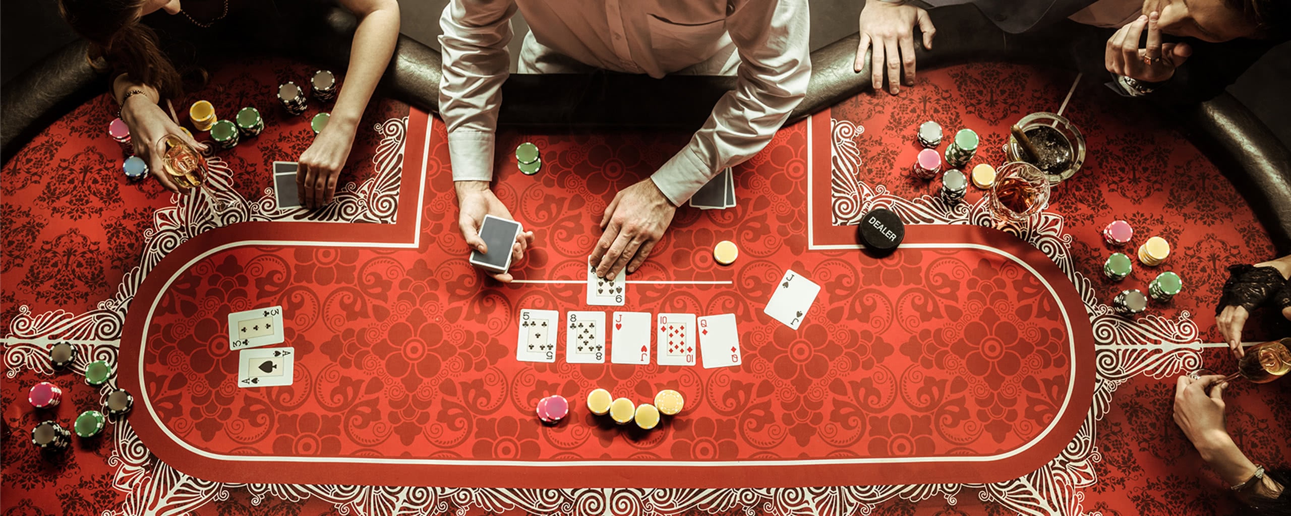poker game in a casino