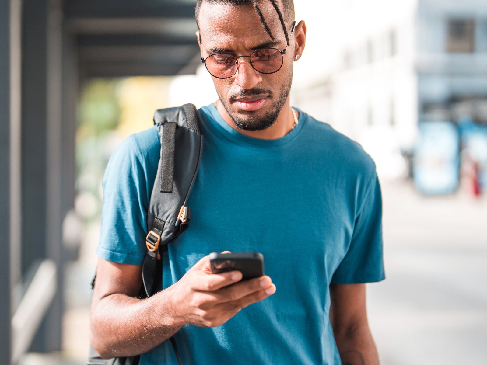 man with phone in his hand