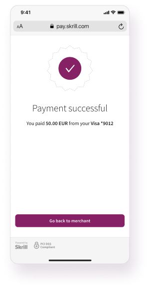 Quick checkout step complete payment